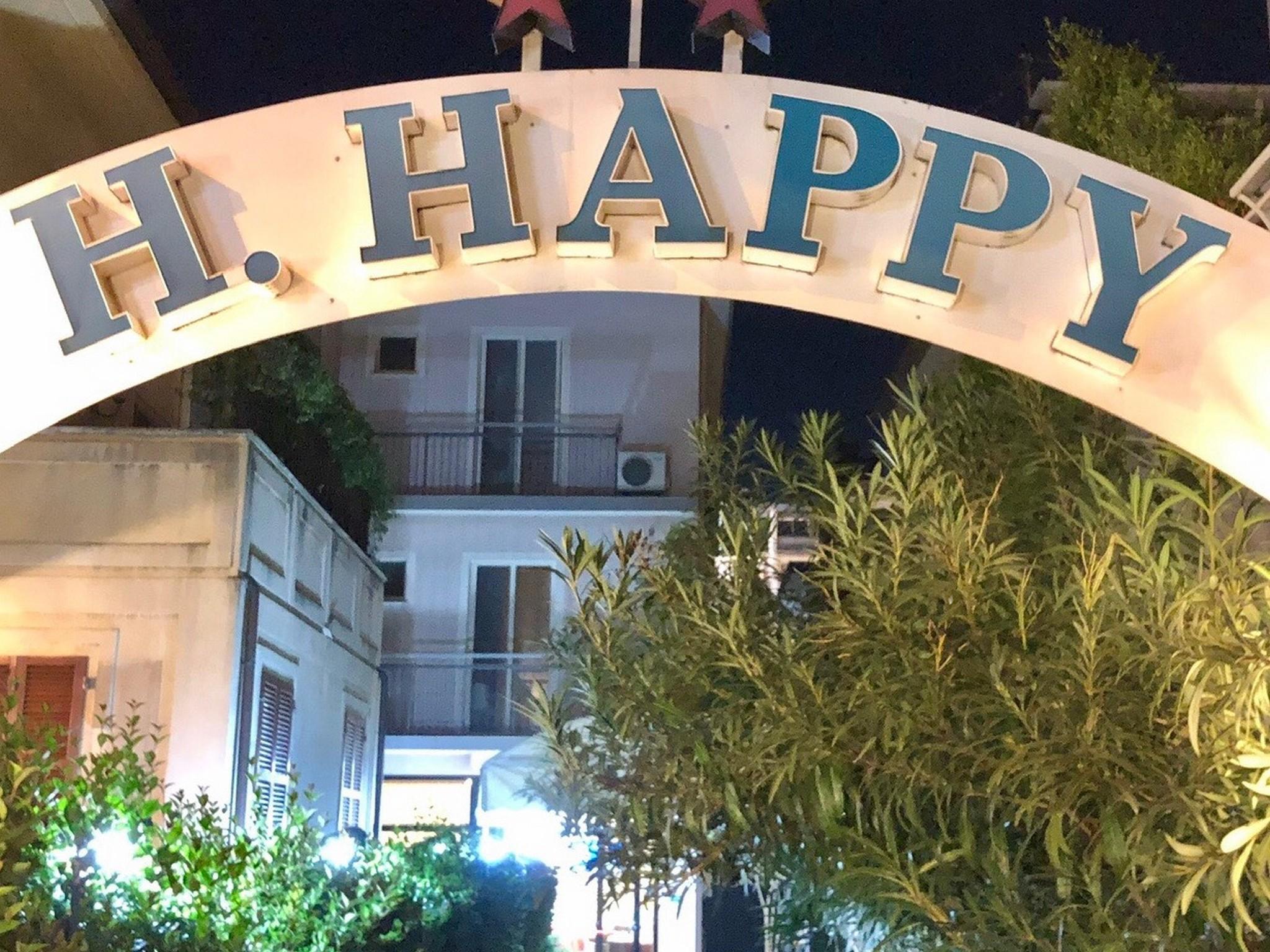 Hotel New Happy Rimini Exteriér fotografie